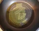 松茸のお吸い物とネギで和風オムレツ作り方3写真