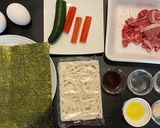 うどん恵方巻き♪作り方1写真