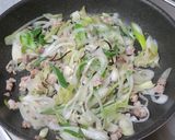 長ねぎと豚こまの塩昆布ペッパー炒め作り方4写真