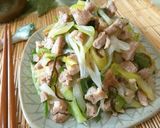 長ねぎと豚こまの塩昆布ペッパー炒め作り方5写真