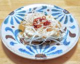 　木綿豆腐の白がネギ乗せ熱々ゴマ油がけ作り方5写真