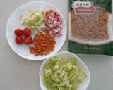 マメロニ野菜スープ♡作り方1写真