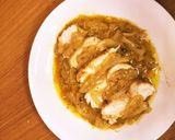 鶏むね肉のオレンジクリームソース作り方6写真