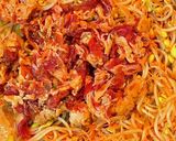 プルコギ・豆もやし・キムチ・ご飯の炒め物作り方6写真