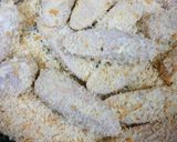 魚肉ソーセージのパン粉焼き作り方2写真