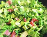 生高菜と厚切りベーコンの炒め物作り方5写真