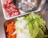 簡単☆豚肉と白菜のシンプル中華丼作り方1写真