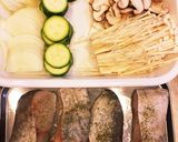 鱈、鮭のホイル焼き風味噌マヨ味作り方1写真