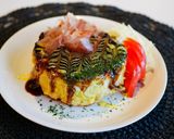粉少なめキャベツたっぷり！一人お好み焼き作り方10写真