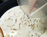鮭とキノコのクリームパスタ白胡椒風味作り方6写真