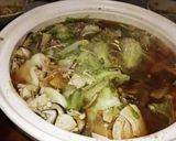 レタスキノコたっぷりなべ作り方6写真