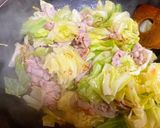 簡単!キャベツと豚バラのポークケチャップ作り方6写真