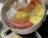 猪塊肉を使ったボッリート・ミスト作り方7写真