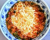 牡蠣の豆鼓醤炒めのせ辛ラーメン作り方5写真