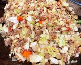 牛挽肉キャベツピーマン丼☆ハッピーご飯作り方6写真