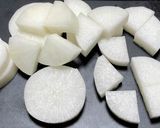 居酒屋風♡鶏肉と大根の甘辛煮作り方2写真
