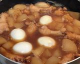 居酒屋風♡鶏肉と大根の甘辛煮作り方5写真