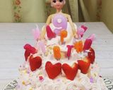ドールケーキ りかちゃんケーキ作り方33写真