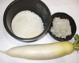 大根めし♪簡単大根ご飯胃痛腹痛漢方薬膳作り方1写真