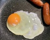 体力ゼロでも作れるウインナー目玉焼き丼作り方2写真