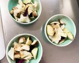 根菜茄子肉なし和風中華丼炒味温野菜サラダ作り方12写真