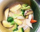 根菜茄子肉なし和風中華丼炒味温野菜サラダ作り方13写真
