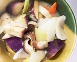 根菜茄子肉なし和風中華丼炒味温野菜サラダ作り方15写真