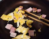 あまったご飯で食感伝わるキムチチャーハン作り方3写真