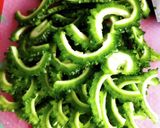 超簡単！ご飯がすすむ濃厚ゴーヤー味噌炒め作り方2写真