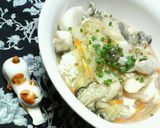 ✿ほっこり❀牡蠣とタラの✿黒酢あんかけ丼作り方6写真
