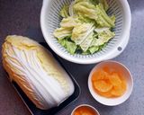 白菜と柑橘のさっぱりサラダ作り方1写真