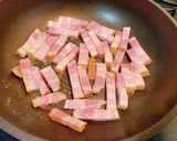 ♪ブロックベーコンのバター醤油炒め♪作り方2写真