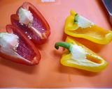 簡単！パプリカチーズ　ガラムマサラ風味作り方1写真