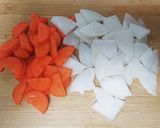キャベツと鶏肉☆参鶏湯風煮込み作り方2写真