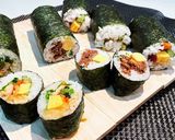 節分　まるかぶり恵方巻き(キンパ太巻き)作り方13写真