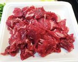 超簡単！牛肉と野菜のにんにくポン酢炒め！作り方1写真