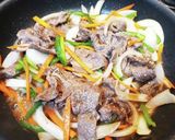 超簡単！牛肉と野菜のにんにくポン酢炒め！作り方6写真