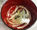 鍋不要！「お一人様用」ワカメスープ作り方1写真
