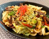 手軽にチャチャっと美味しい焼きうどん作り方6写真