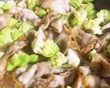 ロマネスコと豚肉の炒め物作り方5写真