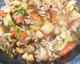簡単☆豚肉と白菜のシンプル中華丼作り方5写真