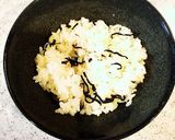 ずぼら飯。ひじき煮丼作り方1写真