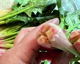 ほうれん草と卵とツナのごま味噌マヨサラダ作り方1写真