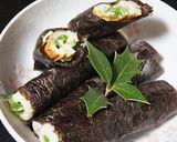 恵方巻・海苔巻風　竹輪の海苔で巻いたん作り方4写真