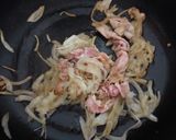 レトルトにお肉増量カレーライス作り方4写真