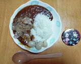 レトルトにお肉増量カレーライス作り方6写真