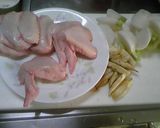 肉がホクホクとトロける手羽先とカブの煮物作り方1写真
