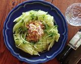 おうち居酒屋★茹で春キャベツとツナコーン作り方4写真