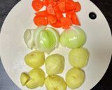 炊飯器に入れるだけ☆味染み染み肉じゃが作り方1写真