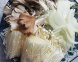 ピリ辛！牛肉とキノコのオイスター炒め作り方1写真